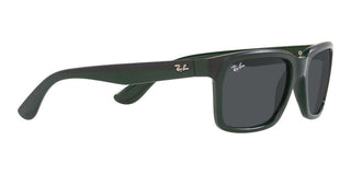 Ray-Ban RB 4393M unisex Green Visor Sunglasses