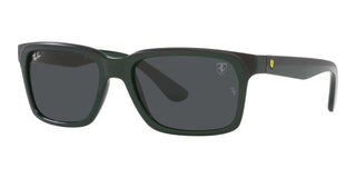 Ray-Ban RB 4393M unisex Green Visor Sunglasses