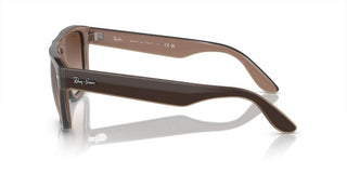 Ray-Ban RB 4407 unisex Brown Squared Sunglasses