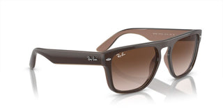 Ray-Ban RB 4407 unisex Brown Squared Sunglasses