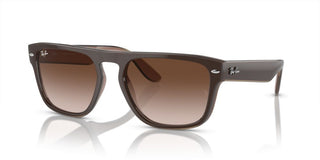 Ray-Ban RB 4407 unisex Brown Squared Sunglasses