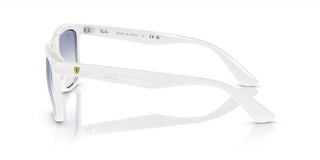 Ray-Ban RB 4413M unisex White Squared Sunglasses