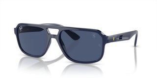 Ray-Ban RB 4414M unisex Blue Geometric Sunglasses