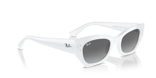 Ray-Ban RB 4430 unisex White Squared Sunglasses