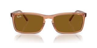 Ray-Ban RB 4435 unisex Brown Squared Sunglasses