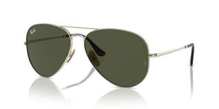 Ray-Ban RB 8089 unisex Gold Pilot Sunglasses