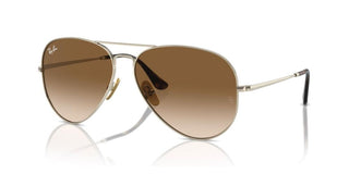 Ray-Ban RB 8089 unisex Gold Pilot Sunglasses