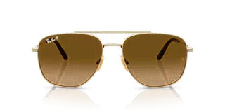 Ray-Ban RB 8097 unisex Gold Visor Sunglasses