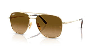 Ray-Ban RB 8097 unisex Gold Visor Sunglasses