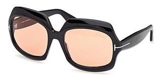 Tom Ford REN FT1155 women Black Squared Sunglasses