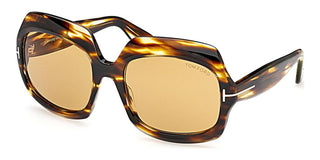 Tom Ford REN FT1155 women Havana Squared Sunglasses