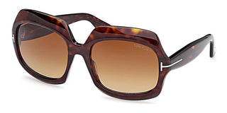 Tom Ford REN FT1155 women Havana Squared Sunglasses