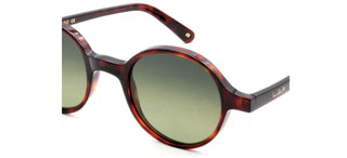 L.G.R REUNION men Havana Round Sunglasses