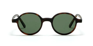 L.G.R REUNION men Havana Round Sunglasses