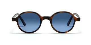 L.G.R REUNION men Havana Round Sunglasses