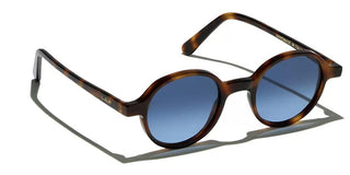 L.G.R REUNION men Havana Round Sunglasses