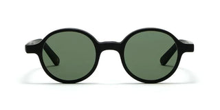 L.G.R REUNION men Black Round Sunglasses