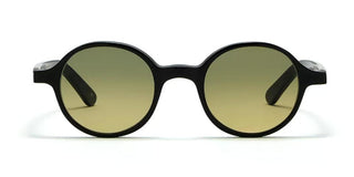 L.G.R REUNION men Black Round Sunglasses