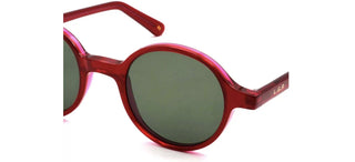 L.G.R REUNION men Red Round Sunglasses