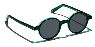 L.G.R REUNION men Green Round Sunglasses