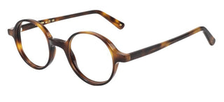 L.G.R REUNION/O unisex Havana Round Eyeglasses