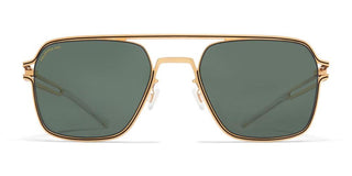 Mykita RIKU unisex Gold Pilot Sunglasses