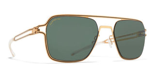 Mykita RIKU unisex Gold Pilot Sunglasses