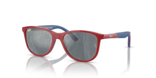 Ray-Ban RJ 9077S JUNIOR unisex Red Squared Sunglasses