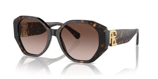 Ralph Lauren RL 8220 women Havana Butterfly Sunglasses