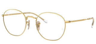 Ray-Ban ROB RX 6472 unisex Gold Round Eyeglasses