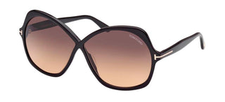 Tom Ford ROSEMIN FT 1013 unisex Black Butterfly Sunglasses