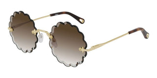 Chloé ROSIE CH0047S women Gold Round Sunglasses