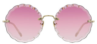 Chloé ROSIE CH0047S women Gold Round Sunglasses