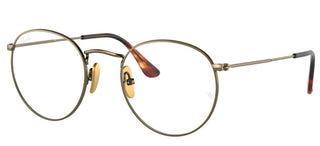 Ray-Ban ROUND RB 8247V unisex Gold Round Eyeglasses