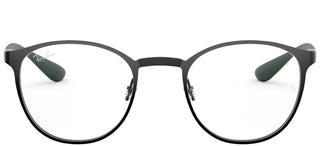 Ray-Ban ROUND RX 6355 unisex Ruthenium Geometric Eyeglasses