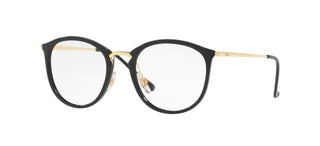 Ray-Ban ROUND RX 7140 unisex Black Round Eyeglasses