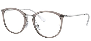 Ray-Ban ROUND RX 7140 women Grey Round Eyeglasses