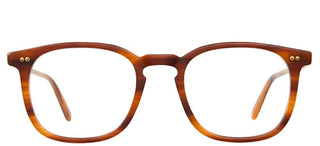 Garrett Leight RUSKIN unisex Havana Squared Eyeglasses