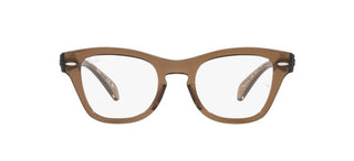 Ray-Ban RX 0707V unisex Brown Squared Eyeglasses