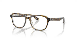 Ray-Ban RX 1627 unisex Havana Squared Eyeglasses