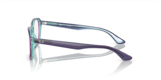 Ray-Ban RX 1627 unisex Violet Squared Eyeglasses