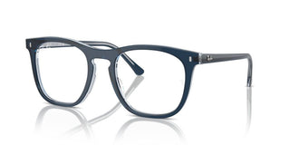 Ray-Ban RX 2210V unisex Blue Squared Eyeglasses