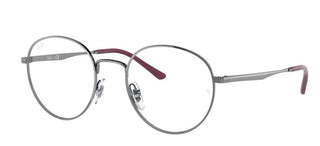 Ray-Ban RX 3681V unisex Ruthenium Round Eyeglasses