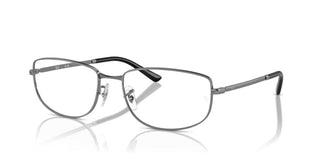 Ray-Ban RX 3732V unisex Ruthenium Squared Eyeglasses