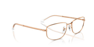 Ray-Ban RX 3732V unisex Rose gold Squared Eyeglasses