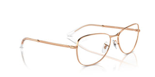 Ray-Ban RX 3733V unisex Rose gold Squared Eyeglasses