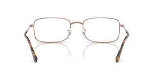 Ray-Ban RX 3746V unisex Brown Rectangle Eyeglasses