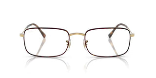 Ray-Ban RX 3746V unisex Havana Rectangle Eyeglasses