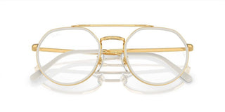 Ray-Ban RX 3765V unisex Gold Geometric Eyeglasses