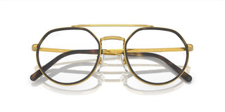 Ray-Ban RX 3765V unisex Gold Geometric Eyeglasses